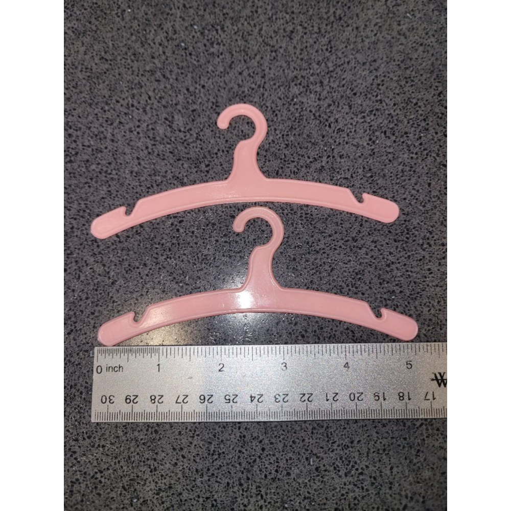 Lot of 2 Pink 18” Doll Clothes Hangers American Girl Our Generation My Life